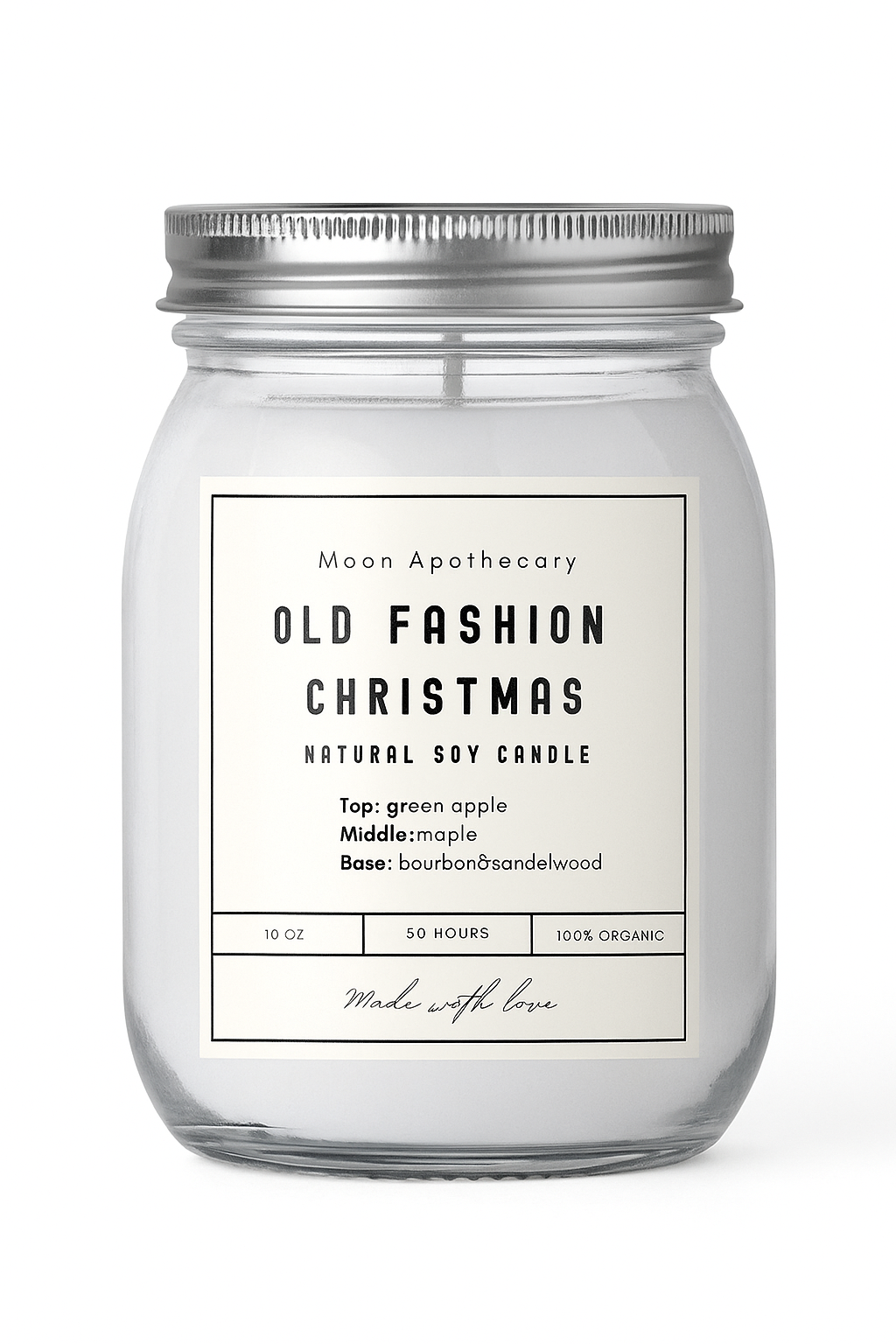 Old Fashioned Christmas Candle